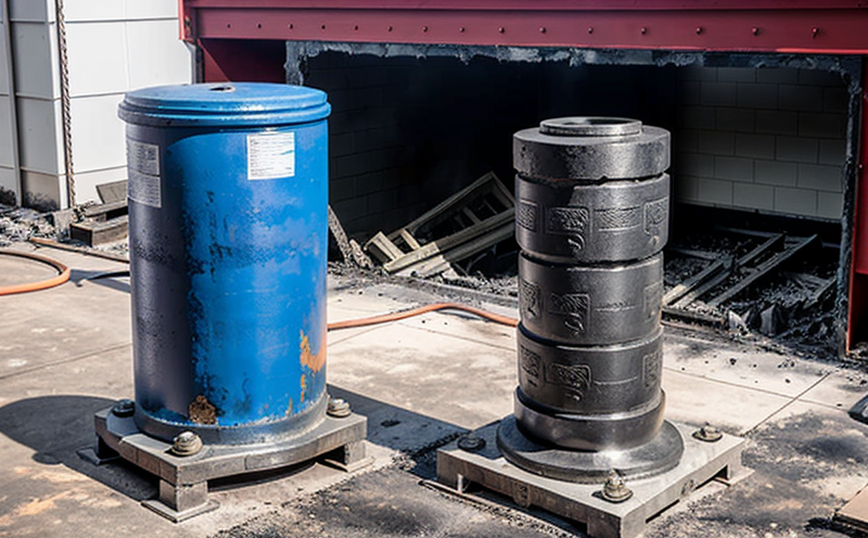 post-fire-compressive-strength-test