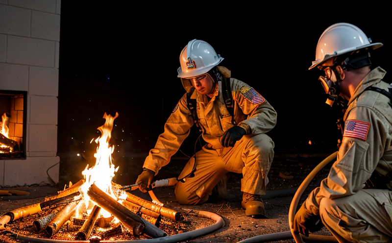 conducting-flame-resistance-tests-on-fire-protective-military-gear